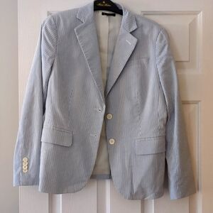 Brooks Brothers 6P Blue seer-sucker suiting jacket